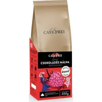 Káva "Tokijská malina s čokoládou", pražená, mletá, 200 g, CAFE FREI