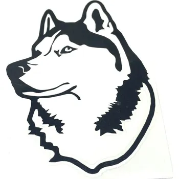samolepka Samolepka Husky černá