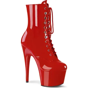 Dámské erotické boty Pleaser Adore-1020 Red Pat/Red Velikost 41