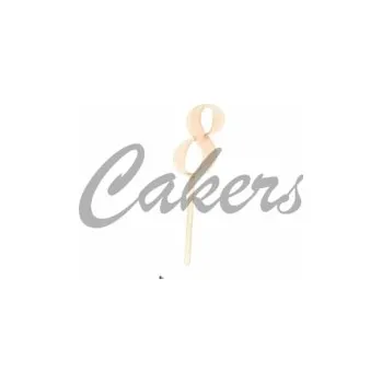 Čokoláda Dřevěné číslo – zápich -8