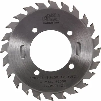 Pilový kotouč Předřezový kotouč PKD - skládaný 120x2,8-3,6x50 5373.1 12+12 FZ - system RAPIDO