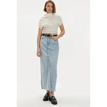 Dámská sukně Gina Tricot Džínová sukně 21426 Modrá Regular Fit 40