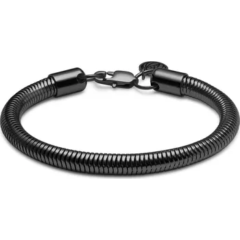 Náramek Essentials | 6mm lankový řetízkový náramek v&nbsp;černé barvě gunmetal - Lucleon