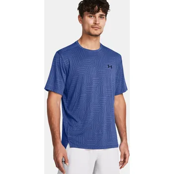 Pánské tričko Pánské sportovní tričko Under Armour UA Tech Vent Geotessa SS-BLU - modré Velikost: M