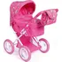 Kočárek pro panenku Teddies Kočárek pro panenky 56 x 36,5 x 64 cm růžový