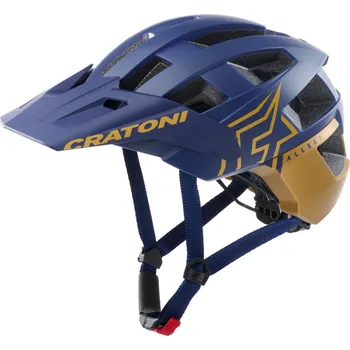 Cyklistická přilba Helma CRATONI AllSet Pro Blue/Gold Matt - S/M (54-58cm)