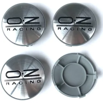 Alu kolo pokličky do kol s logem OZ, středy kol stříbrno-černé