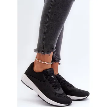 Dámské tenisky Dámské sportovní boty 4F 4FRSS24FSPOF056 Barva: Černá, Velikost: 36