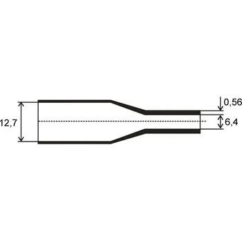 elektrický kabel Smršťovací bužírka 12,7mm