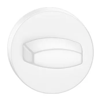 Dveřní kování Dolní štít na WC CORONA O-Bílý matný