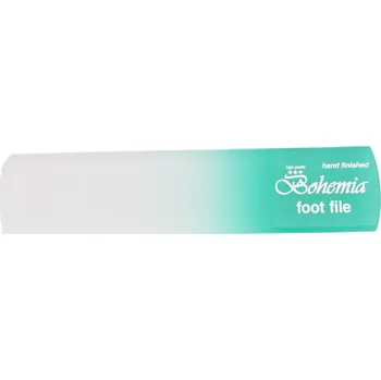 Kuchyňská škrabka Bohemia Škrabka skleněná na ztvrdlou kůži 160/6mm Tmavě zelená