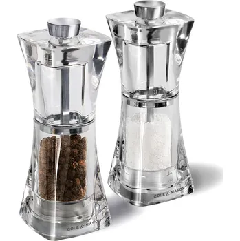 Mlýnek na koření Set mlýnků na pepř/sůl Cole & Mason Crystal 125 mm