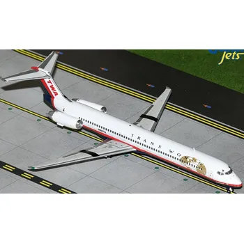 Plastikový model Gemini - McDonnell Douglas MD-82, Trans World Airlines "1995s", USA, 1/200