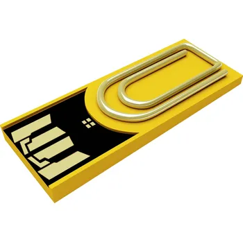 USB flash disk Xlyne clip/me USB flash disk Bulk 8 GB žlutá CM08LY002 USB 2.0