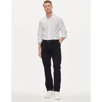 Pánské oblečení Tommy Hilfiger Košile MW0MW34632 Světle modrá Slim Fit 42