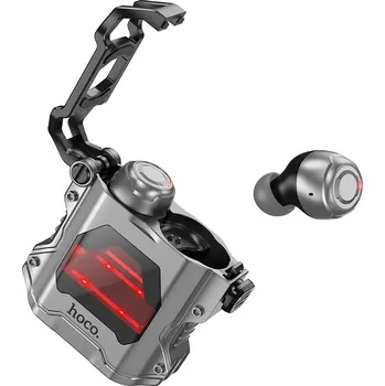 Sluchátka Sluchátka Bluetooth TWS HOCO EW33 V5.3 + dobíjecí pouzdro Zinc Alloy Metal šedé