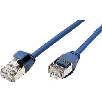 Síťový kabel ROLINE U/FTP patchkabel kat. 6a, tenký, LSOH, 1,5m, modrý - 21.15.3344