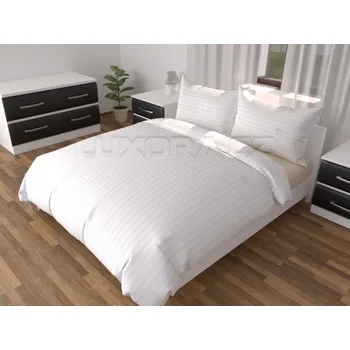 Povlečení Atlas grádl povlečení proužek 2cm hotelová kapsa - 200x140 cm + 90x70 cm