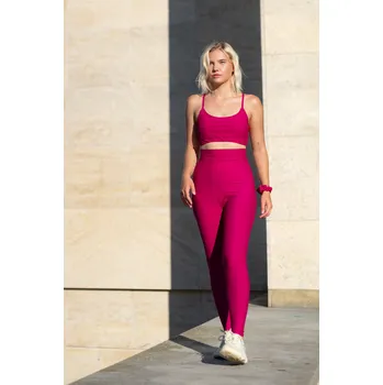 Dámské legíny VFstyle Legíny s vysokým pasem Comfy Viva Magenta Velikost: M