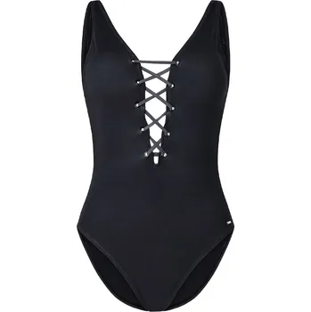 Dámské plavky Pepe Jeans Dámské plavky VIVIAN SWIMSUIT Barva: černá, Velikost: XS