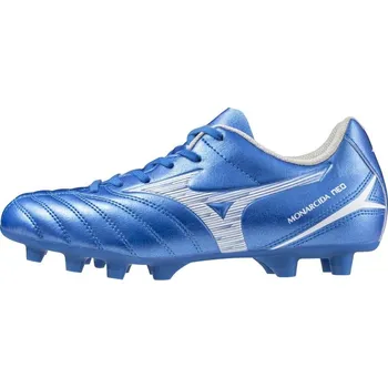 Kopačky Dětská fotbalová obuv Mizuno MONARCIDA NEO III SELECT Jr FG / Laser Blue/White Velikost: 35.0/3.0