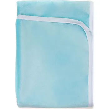 Přebalovací podložka Bobánek Přebalovací podložka - Světle modrá 75 x 75 cm jemný PUL