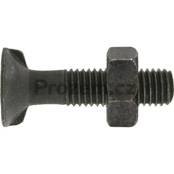 Šroub Sada šroubů pluhu s maticí 25 ks M10x1,5x50 mm, 8.8, DIN 11014