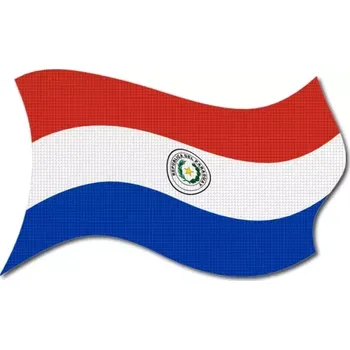Vlajka Pelisport Vlajka Paraguaye vlající