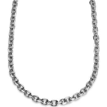 Řetízek Essentials | 10mm kabelový řetízek stříbrné barvy - Lucleon