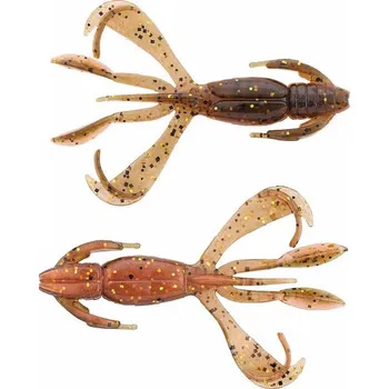 Umělá nástraha Gumová nástraha Keitech Crazy Flapper&nbsp;2" 5cm Green Pumpkin / Orange Gold (8ks)