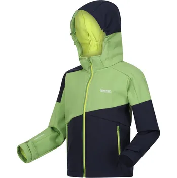 Chlapecká bunda Dětská softshellová bunda Regatta ACIDITY VII piquant green - Zelená, 122-128