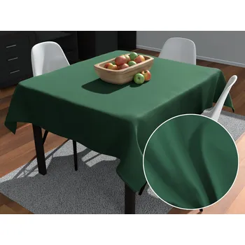 ubrus Čtvercový bavlněný saténový ubrus ST-014 Zelený 70x70 cm