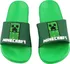 Chlapecké pantofle Fashion UK Minecraft Creeper FKC60926 zelené