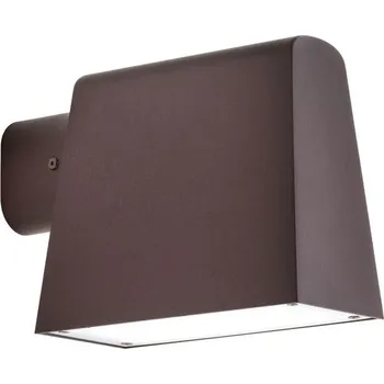 Venkovní osvětlení Il Fanale Saint Tropez, industriální nástěnné svítidlo do exteriéru, 1x15W E27, hnědá, výška 18cm, IP65