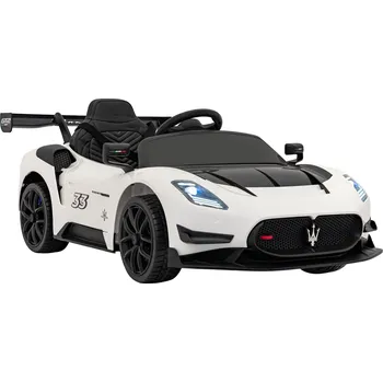 Dětské elektrovozidlo KidVolt Dětské elektrické Maserati MC20 GT2 | bílá dálkové ovládání, EVA kola, FM rádio
