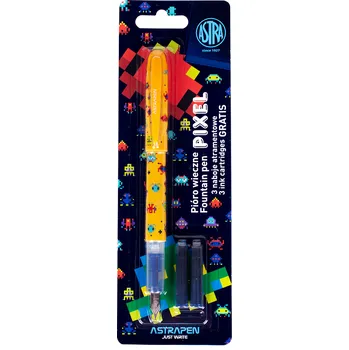 ASTRA Plnící pero Pixel se 3 náplněmi