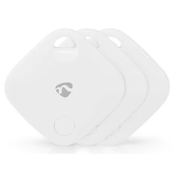 Lokátor Nedis BTTAG10WT3 bílý 3 ks