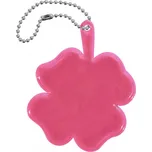 Přívěšek reflexní ČTYŘLISTEK růžový COMPASS