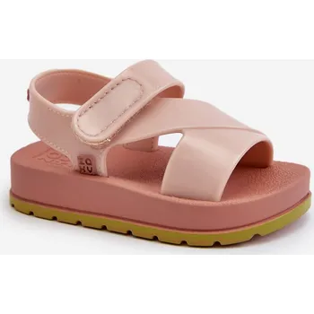 Dívčí sandály Dětské sandálky Na suchý zip vonící ZAXY LL385002 Barva: Růžová, Velikost: 21