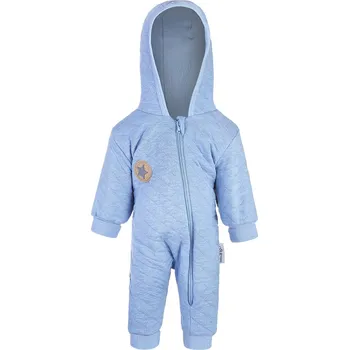 Kojenecký overall Little Angel overal podšitý lem Outlast® - sv.modrý melír Velikost: 62