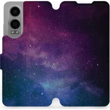 Pouzdro na mobilní telefon Flipové pouzdro Mobiwear - OnePlus Nord CE 4 Lite 5G - V147P Mlhovina (Knížkové flip pouzdro, obal, kryt na mobil OnePlus Nord CE 4 Lite 5G - V147P Mlhovina, materiál Umělá kůže + TPU - ochrana 360°, stojánek, silikonová vanička, magnetické zavírání)