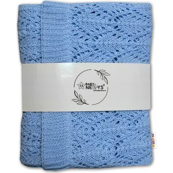 Dětská deka Dětská deka Baby Nellys 75 x 95 cm modrá