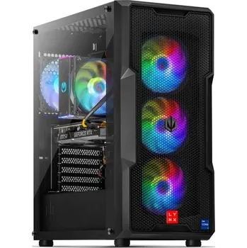 Stolní počítač LYNX Challenger i5 13400F 32GB 1T SSD NVMe RTX 4070 12G W11 Home