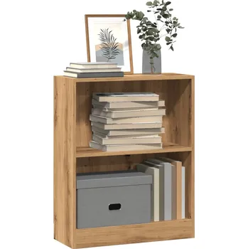 Knihovna vidaXL Knihovna dub artisan 60 x 24 x 76 cm kompozitní dřevo