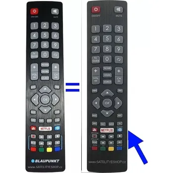 Dálkový ovladač Blaupunkt BLFRMC0008 náhradní