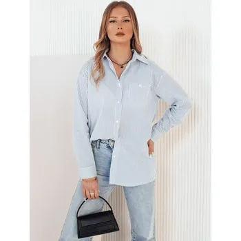 Dámská košile Dstreet Dámská bílá pruhovaná košile Semena