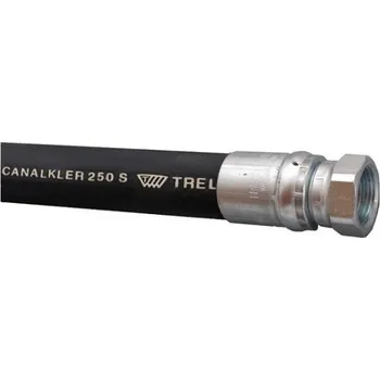 Příslušenství pro vysokotlaký čistič TRELLEBORG AQUAPRESS CANALKLER 38/53 mm - Vysokotlaká armovaná hadice pro čištění kanalizací, 250 bar A029/A019-T1JZ-150M