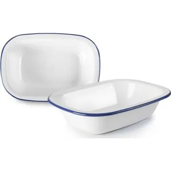 pekáč Smaltovaný pekáč bílo modrý 27cm - Ibili