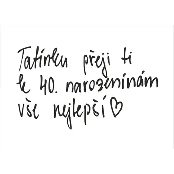 Sklenice Pískování vlastnoručně psaného textu (Pískování vašeho textu na sklo z naší nabídky)