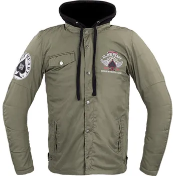 W-tec Pánská bunda Black Heart Khaki Jacket s aramidem (Velikost: XL, Barva: Hat Skull)